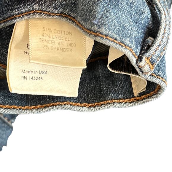 Reformation High & Skinny Denim Stretch Super Soft Jeans Medium Rhine Blue 27 - Picture 10 of 13